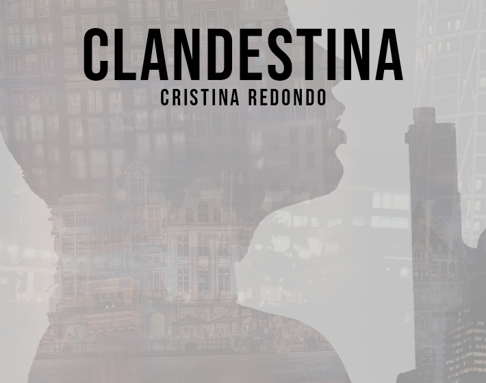 Banner quadrart llibre Clandestina fons